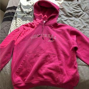 Pink Montreal Canada Hoodie